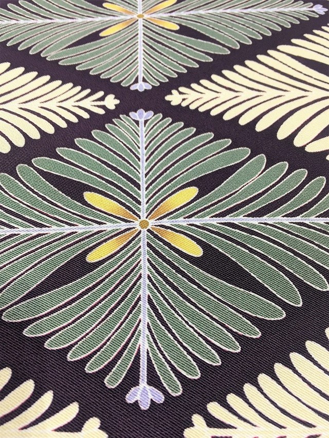 染名古屋帯 菊菱