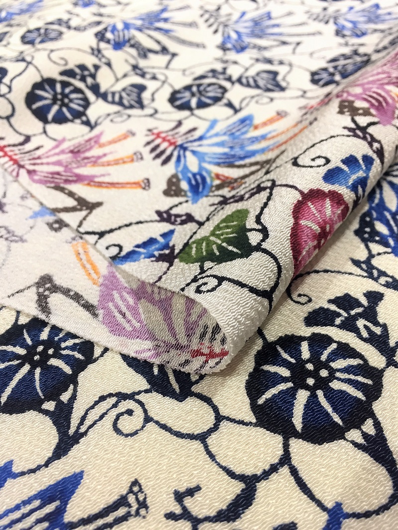 玉那覇有公　紅型　帯