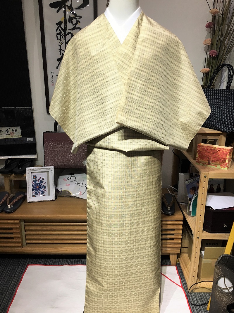 アタカス 与那国蚕 野蚕繭 紬 着尺 着物 | 帯ときもの やまぐち