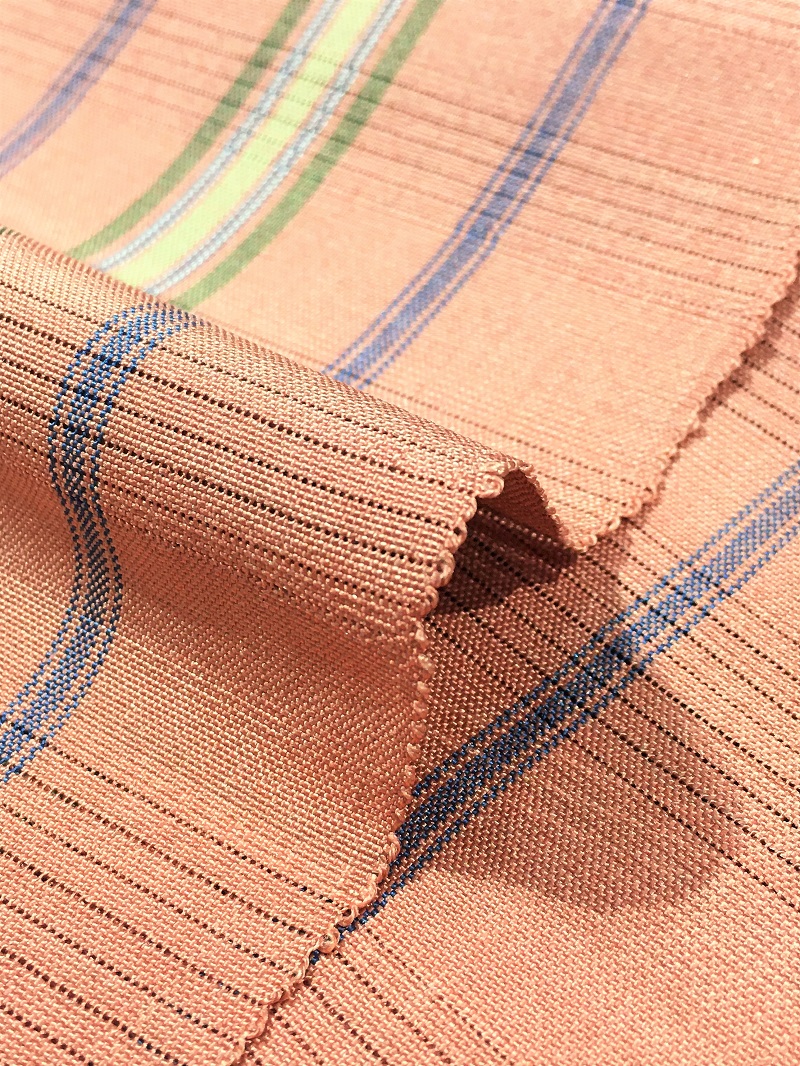 本場琉球 首里織 花織 紬 正絹 広衿 袷 着物 AK-2964 本場琉球 首里織 花織 紬 正絹 広衿 袷 着物 AK-2964