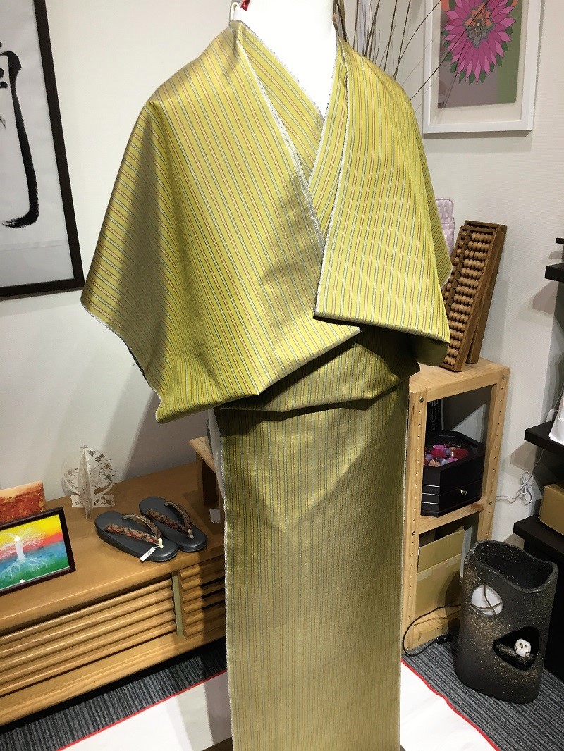 山下芙美子 黄八丈 希少な紬平織物｜着物セレクト専門店スポットガーデン