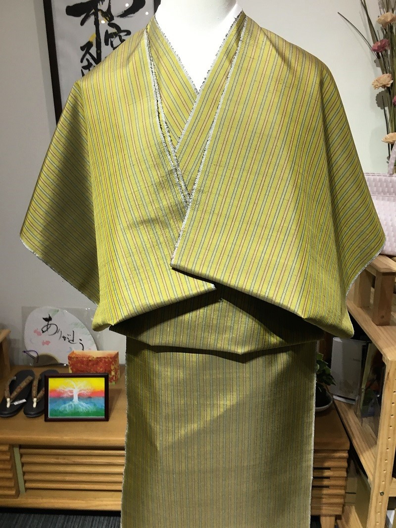 山下芙美子 黄八丈 希少な紬平織物｜着物セレクト専門店スポットガーデン