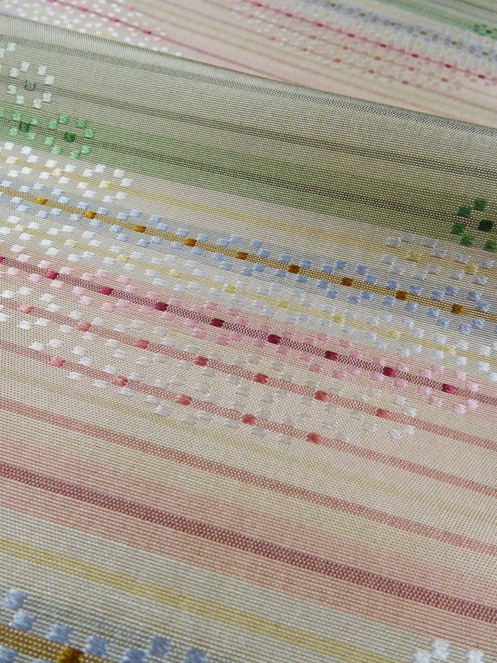 宮良せい子 花織 九寸名古屋帯