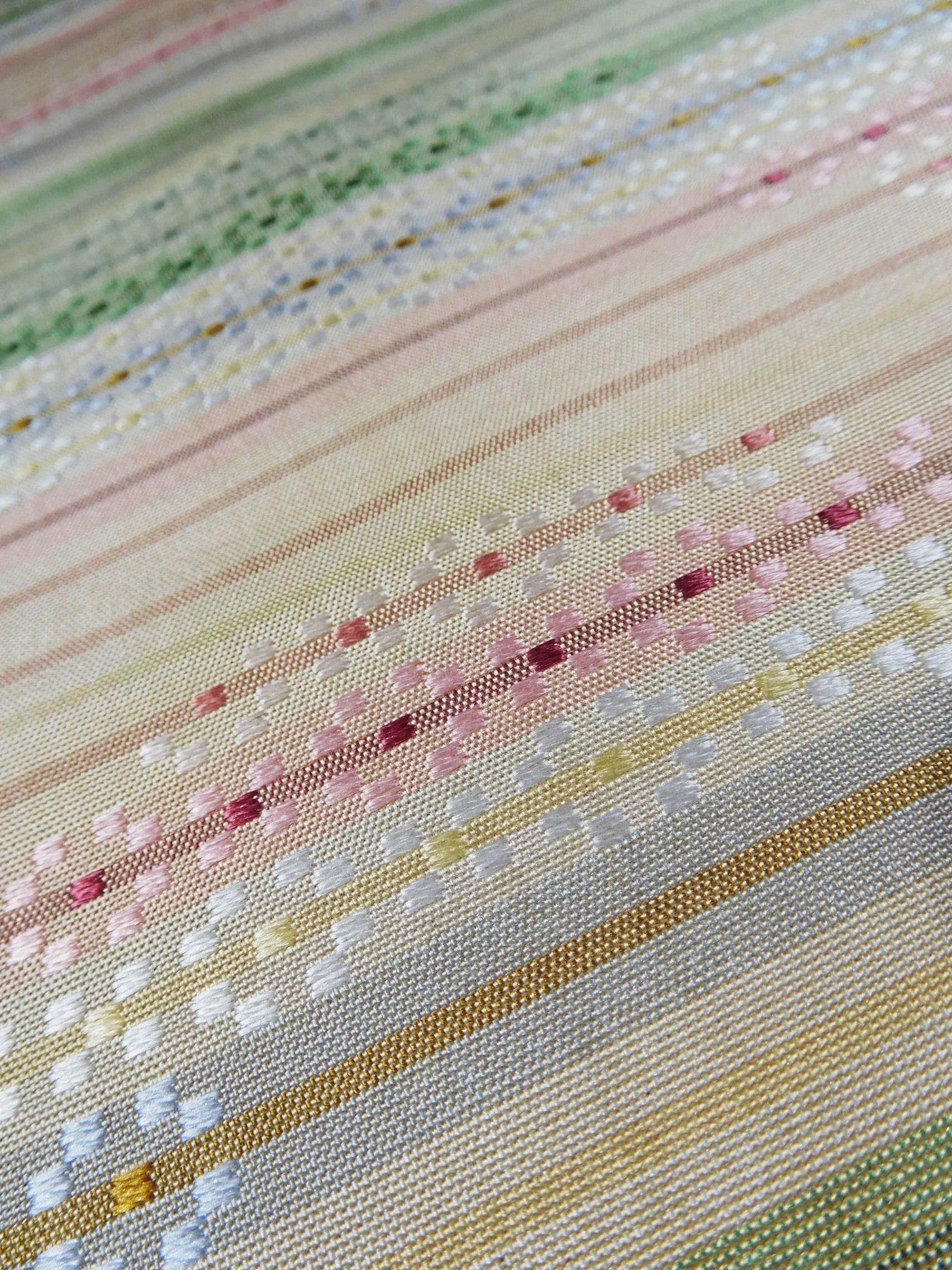 宮良せい子 花織 九寸名古屋帯