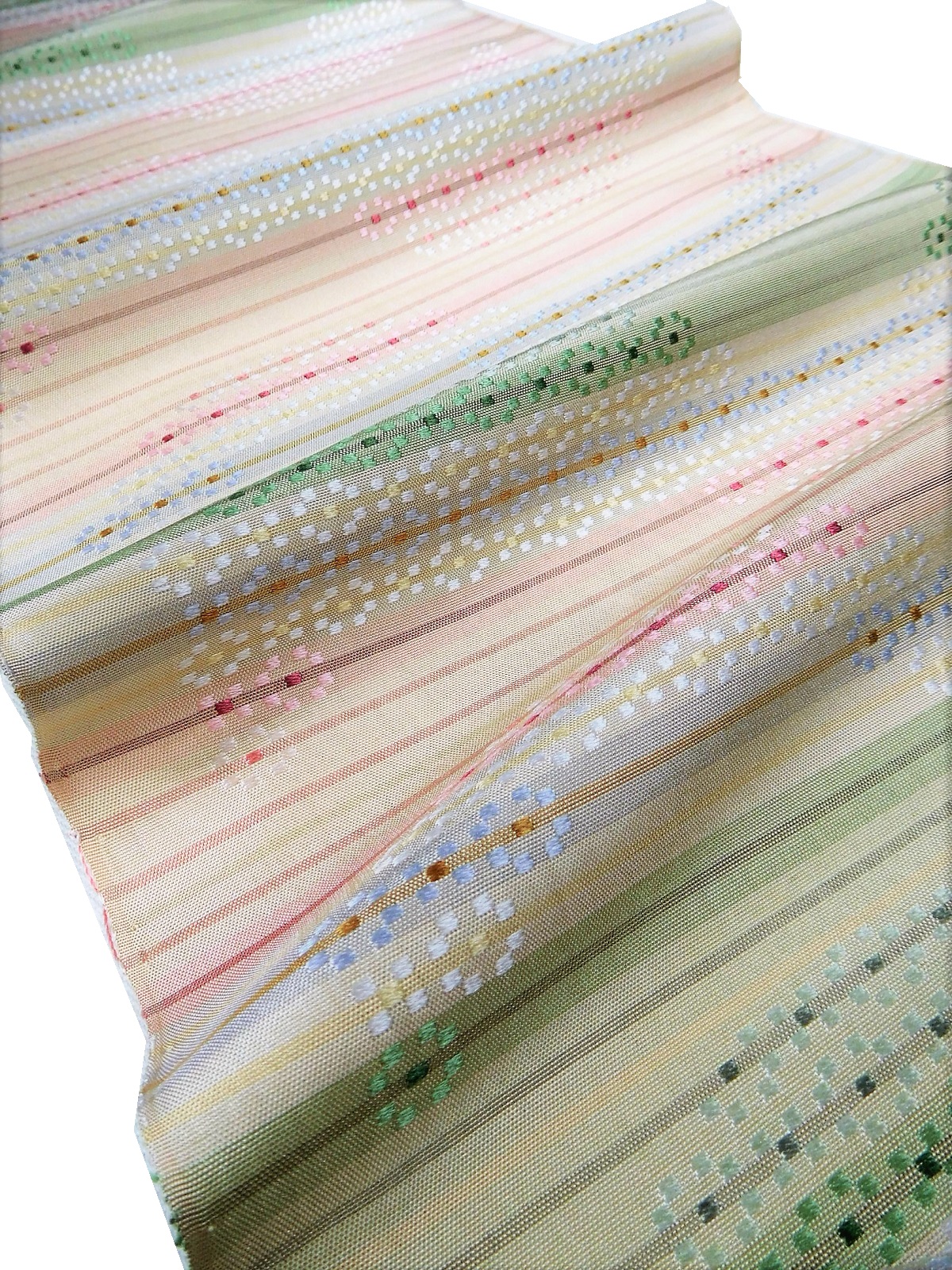 宮良せい子 花織 九寸名古屋帯