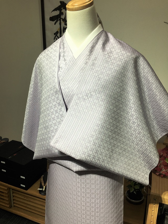 本場琉球花織 着物愛好家が憧れる名品です。藤紫｜着物セレクト専門店スポットガーデン