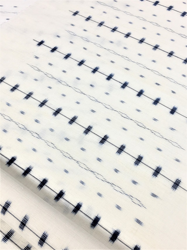 八重山上布 極上の麻布九寸名古屋帯 藍染 縦緯絣 時限販売｜着物 