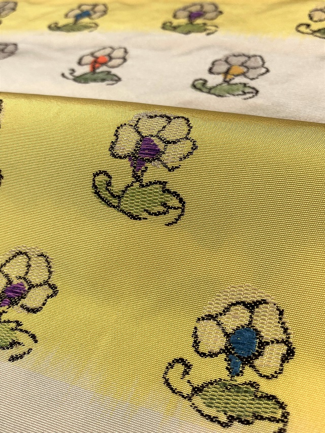 帯屋捨松｜小花更紗 ハッピーイエロー!｜着物セレクト専門店スポット