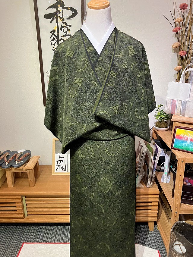 伊勢型小紋 中村勇二郎 献上古代菊 2カマ 和服・和装小物の通販