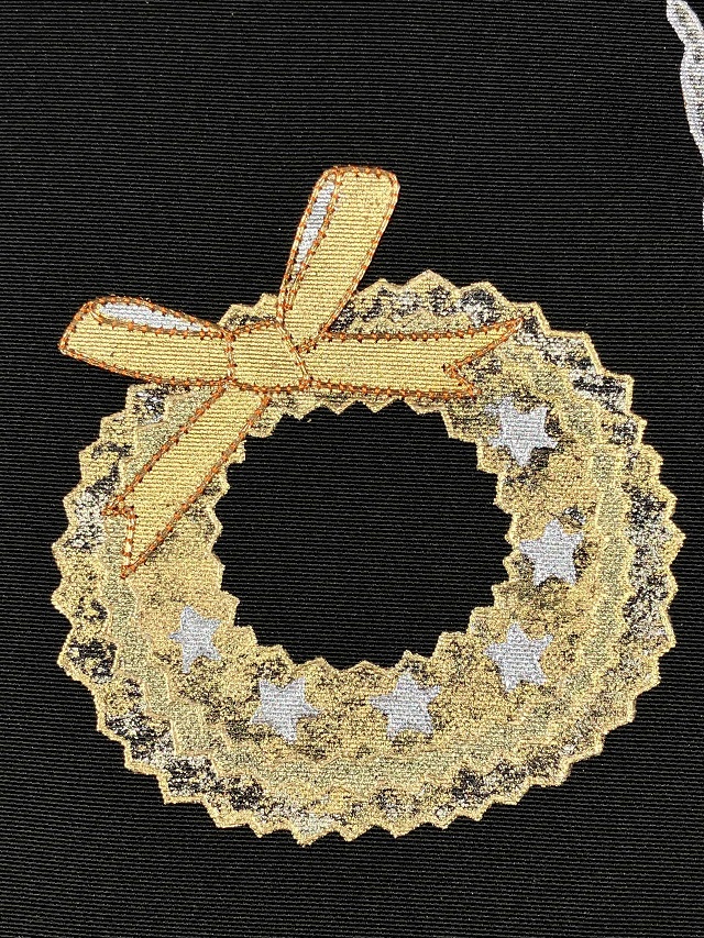 ちぐさや クリスマス九寸名古屋帯