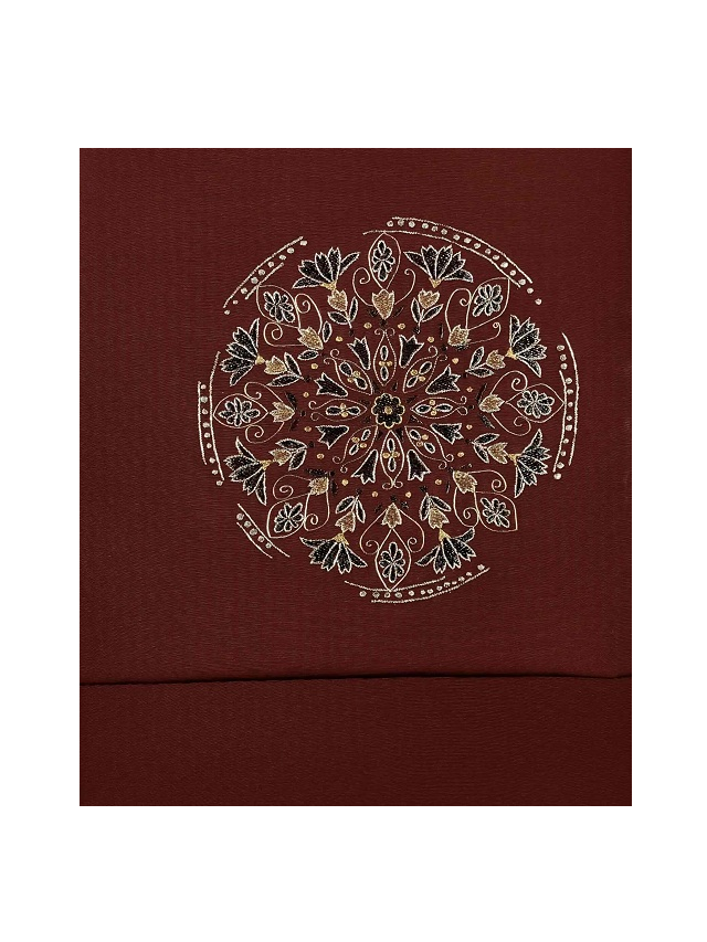 成謙 刺繍九寸名古屋帯