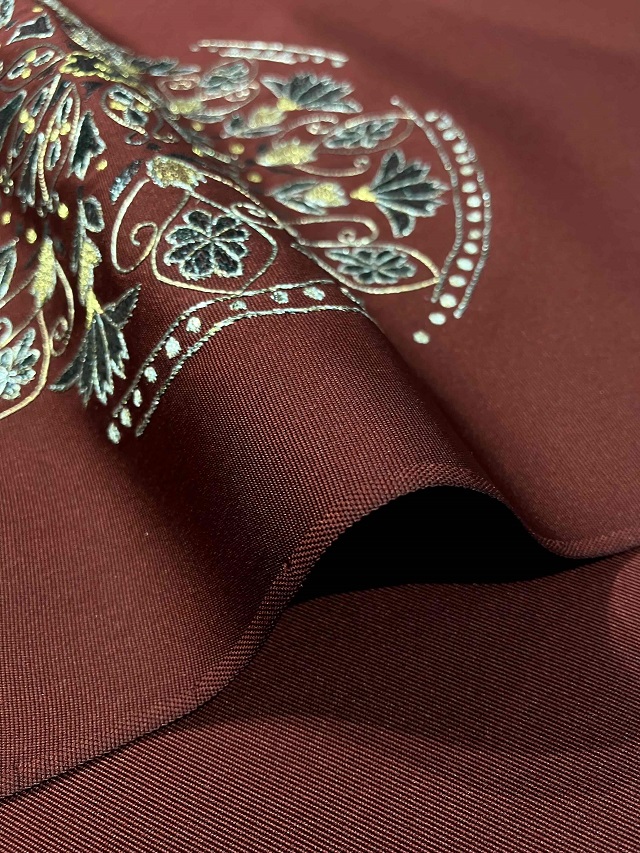 成謙 刺繍九寸名古屋帯