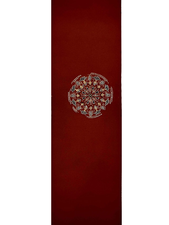 成謙 刺繍九寸名古屋帯