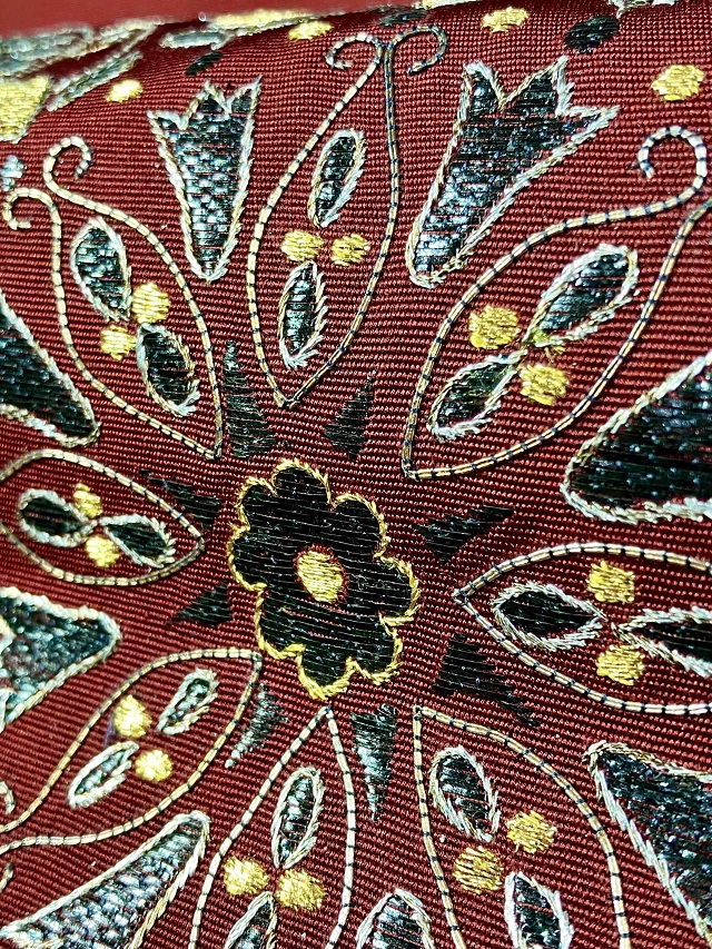 成謙 刺繍九寸名古屋帯