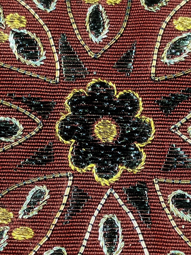 成謙 刺繍九寸名古屋帯