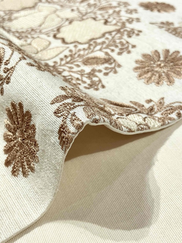 貴久樹 野蚕糸刺繍