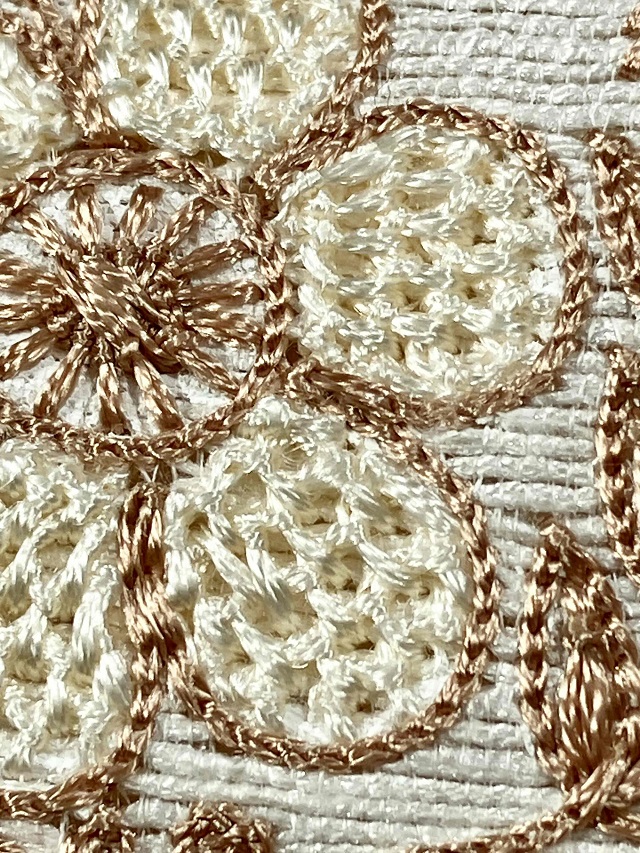 貴久樹 野蚕糸刺繍
