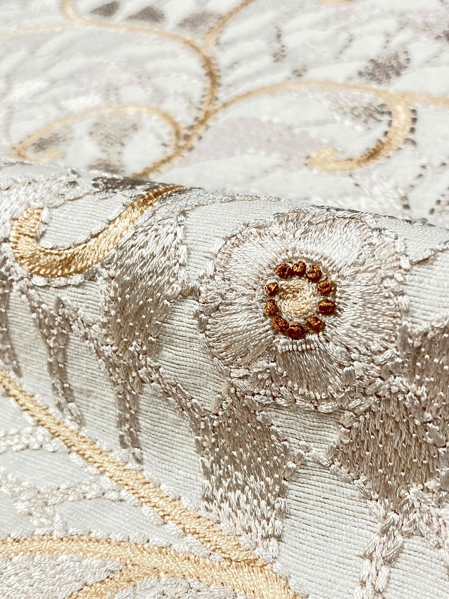 貴久樹 野蚕糸刺繍
