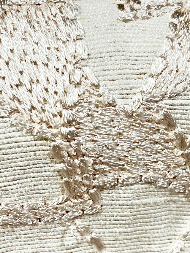 貴久樹 野蚕糸刺繍