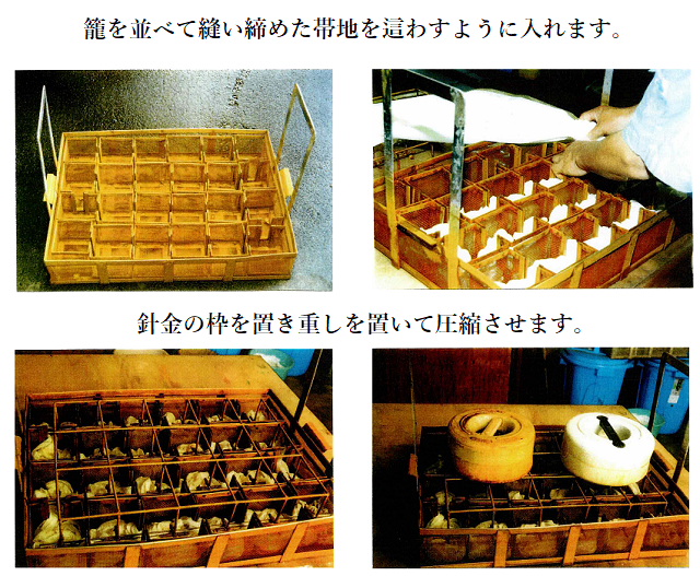 籠染め二重絞り