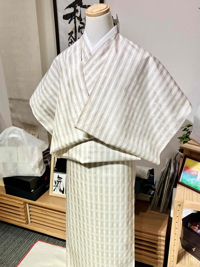 本場琉球 南風原花織 極上の訪問着 美品 大幅お値下げ 証票つき