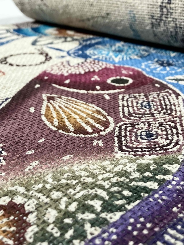 城間栄市 紅型