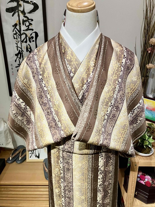 小紋丹後縮緬生地