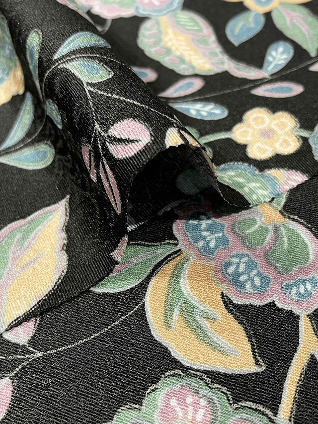 小紋丹後縮緬生地