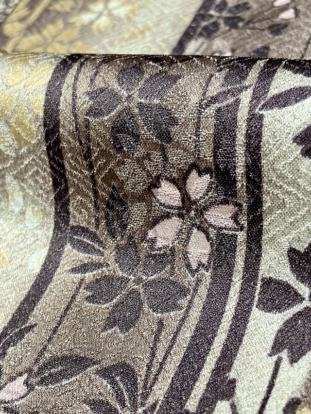 小紋丹後縮緬生地