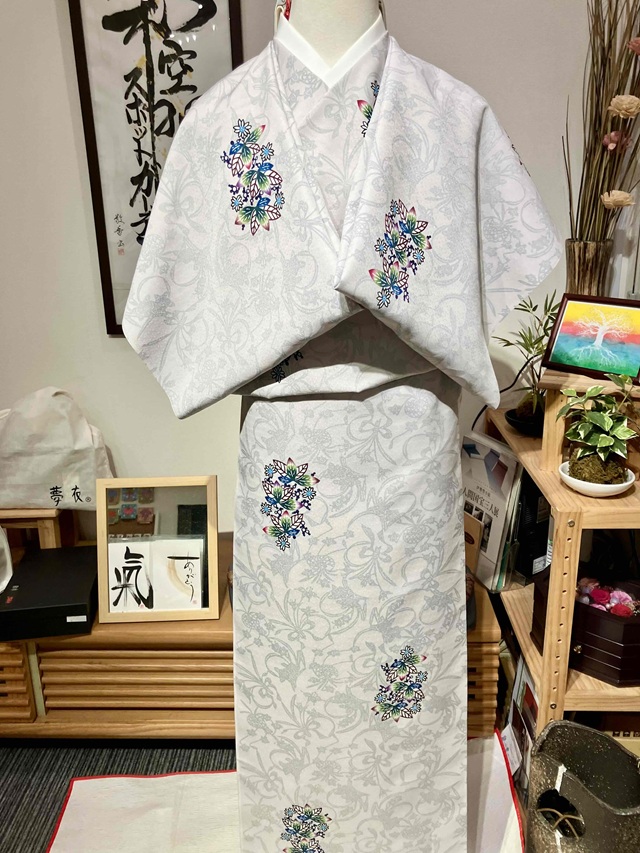城間栄順 紅型着尺