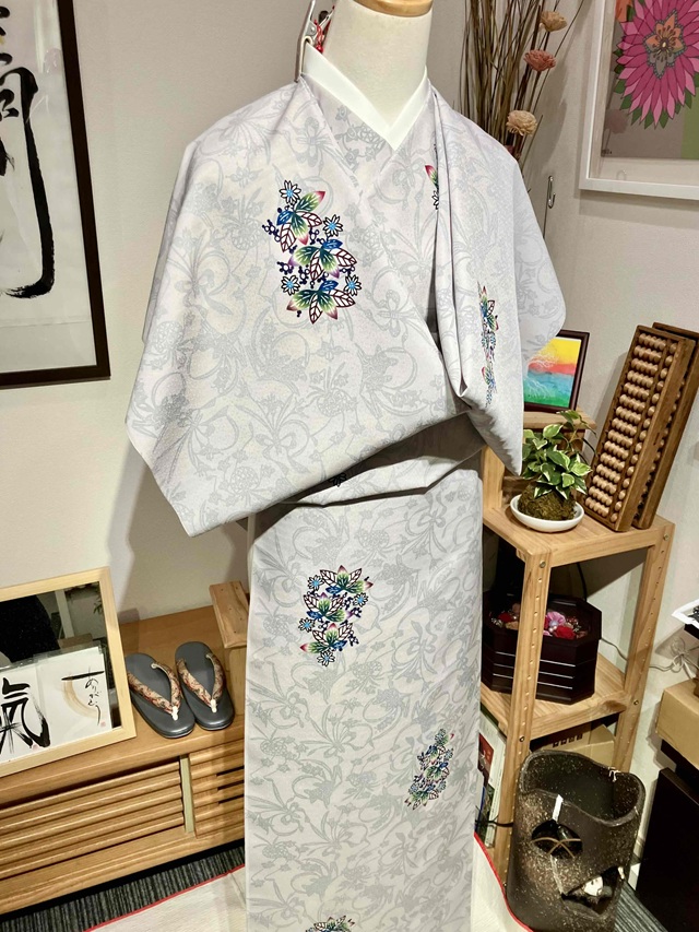 城間栄順 紅型着尺