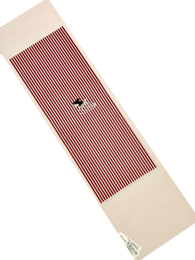 夏半衿 金魚刺繍