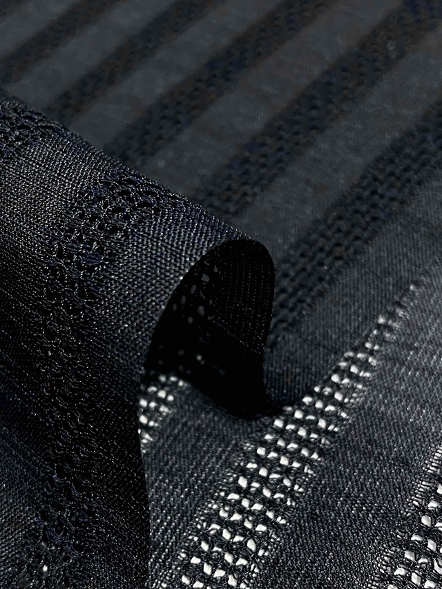 ヨット刺繍夏半衿