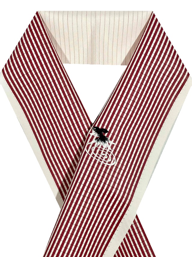 夏半衿 金魚刺繍