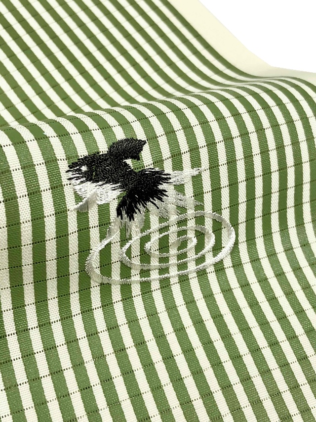 夏半衿 金魚刺繍