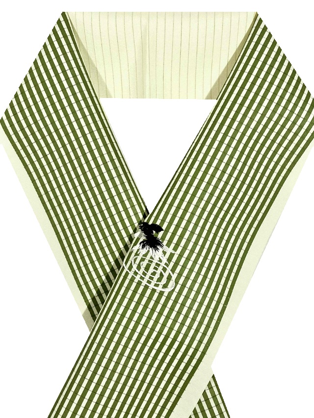 夏半衿 金魚刺繍