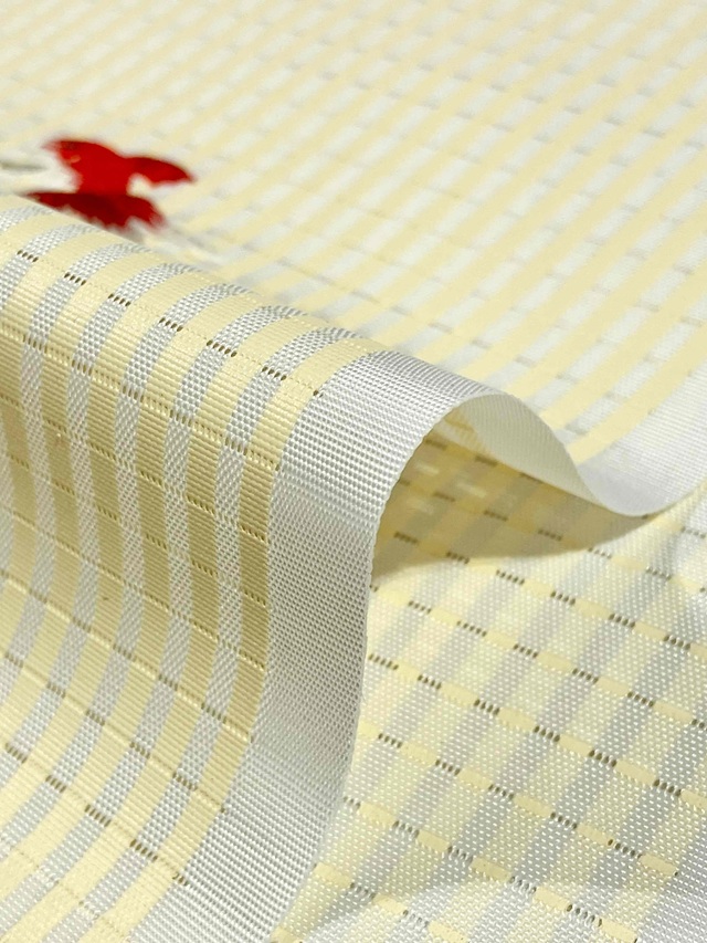 夏半衿 金魚刺繍