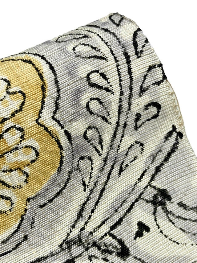 インド木版更紗 ムガシルク