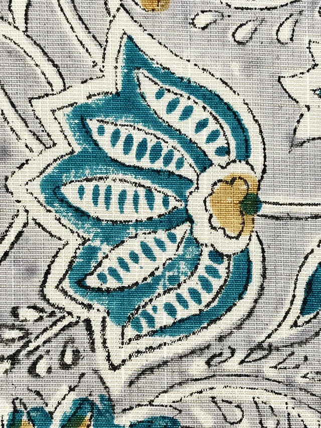 インド木版更紗 ムガシルク