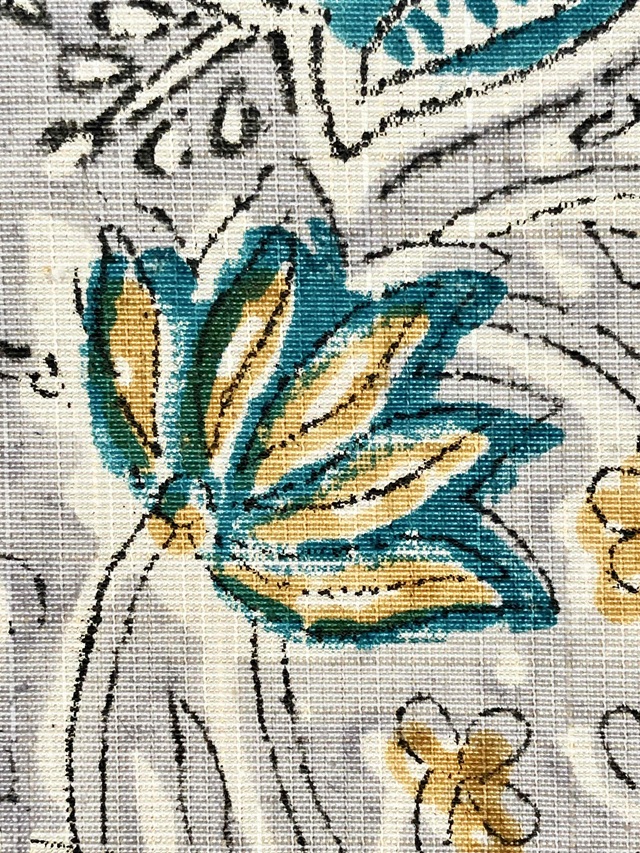 インド木版更紗 ムガシルク