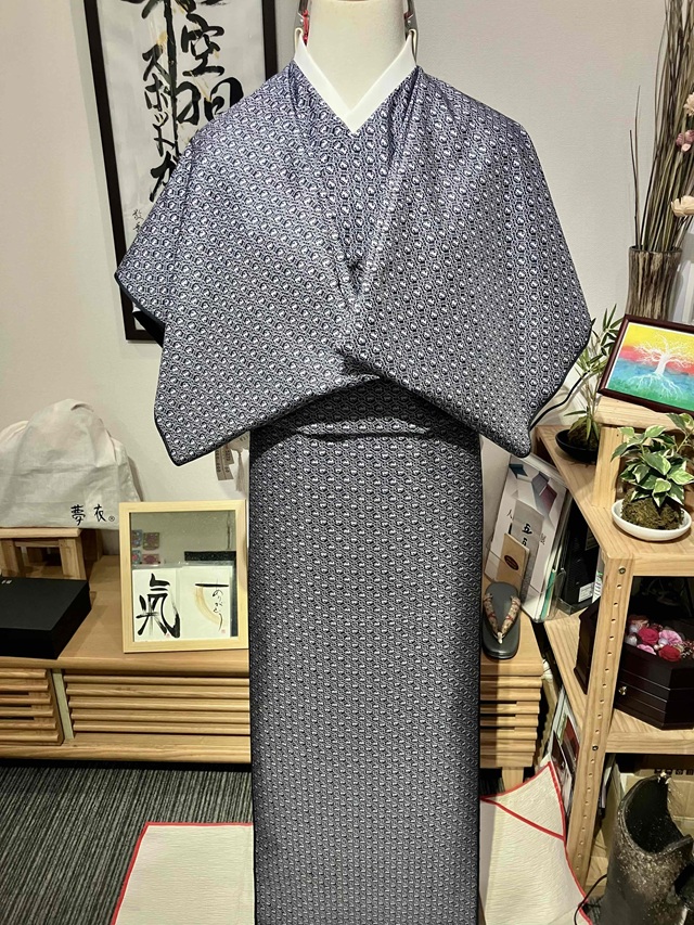 伊勢型　牛首紬　南部芳松
