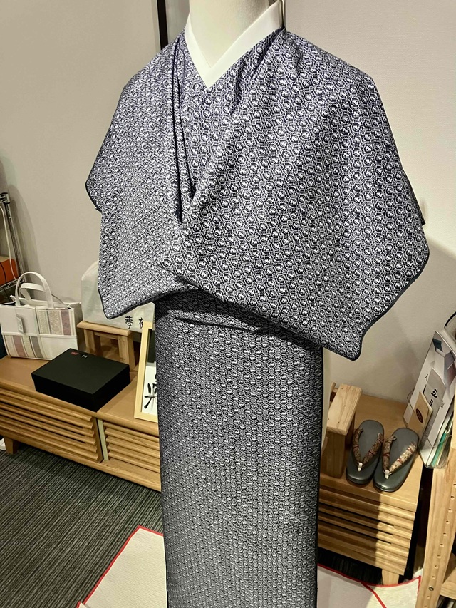 伊勢型　牛首紬　南部芳松