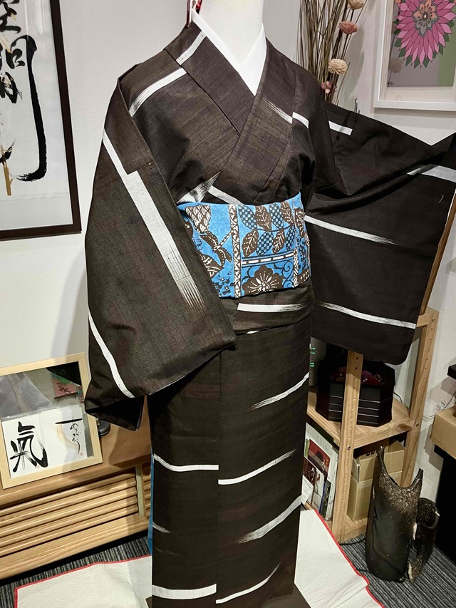 伊那紬 美しいキモノ