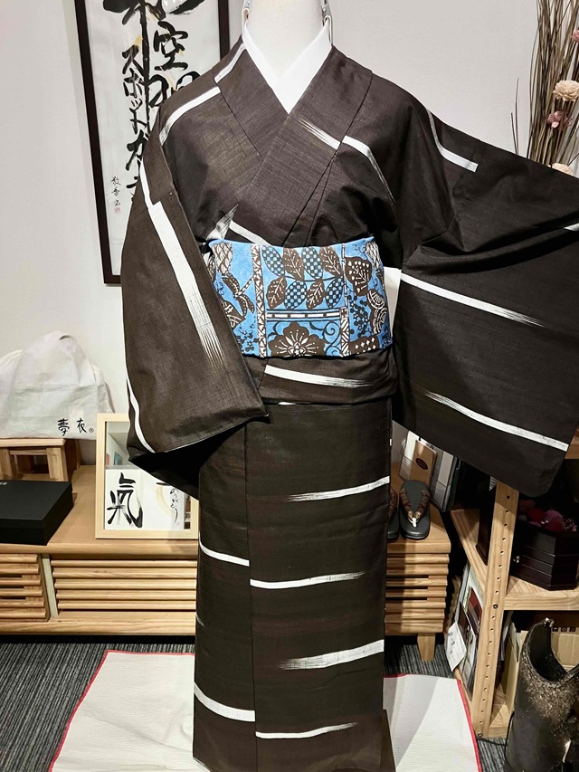 伊那紬 美しいキモノ