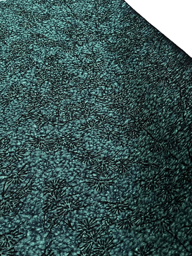 伊勢型小紋 南部芳松 天目染 唐松 青緑 和服・和装小物の通販・お洒落