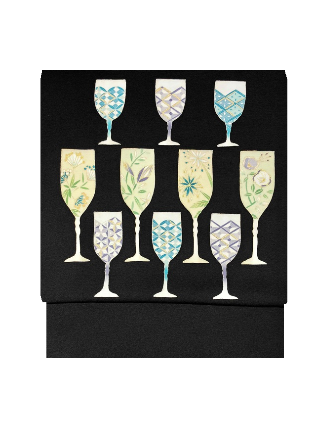 ワイングラス 京友禅 西原