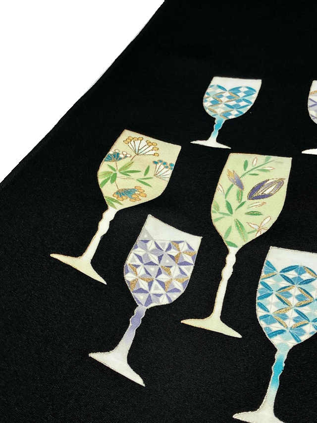 ワイングラス 京友禅 西原