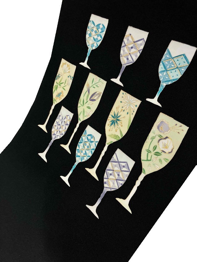 ワイングラス 京友禅 西原