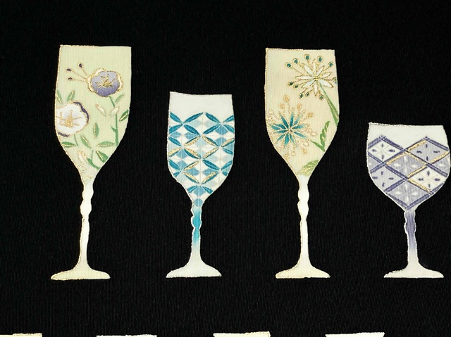 ワイングラス 京友禅 西原