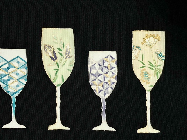 ワイングラス 京友禅 西原